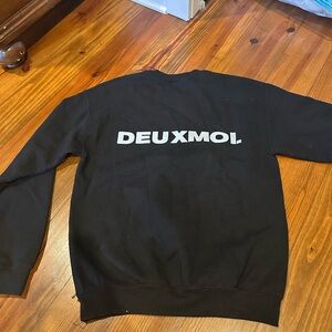 Original Deux Moi Anon Please black crewneck sweatshirt medium